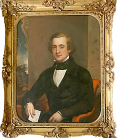 Portrait Of Franklin Archibald Dick A Prominent St. Louis Attorney