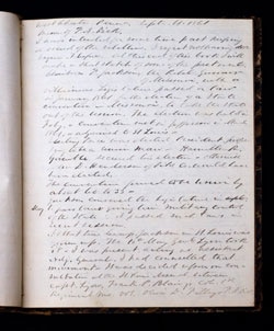 The First Page Of The Franklin Dick's Journal